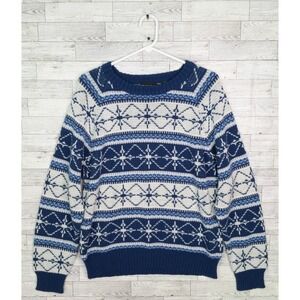 Vintage Pine Grove Cableknit Acrylic Pullover Sweater  Icelandic Size XL Grandma